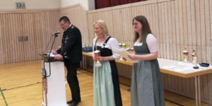 RWK-Leiter Helmut Vogt mit stv. GSMin Gabi Schwertberger und Gaujugendsprecherin Nadine Schwertberger